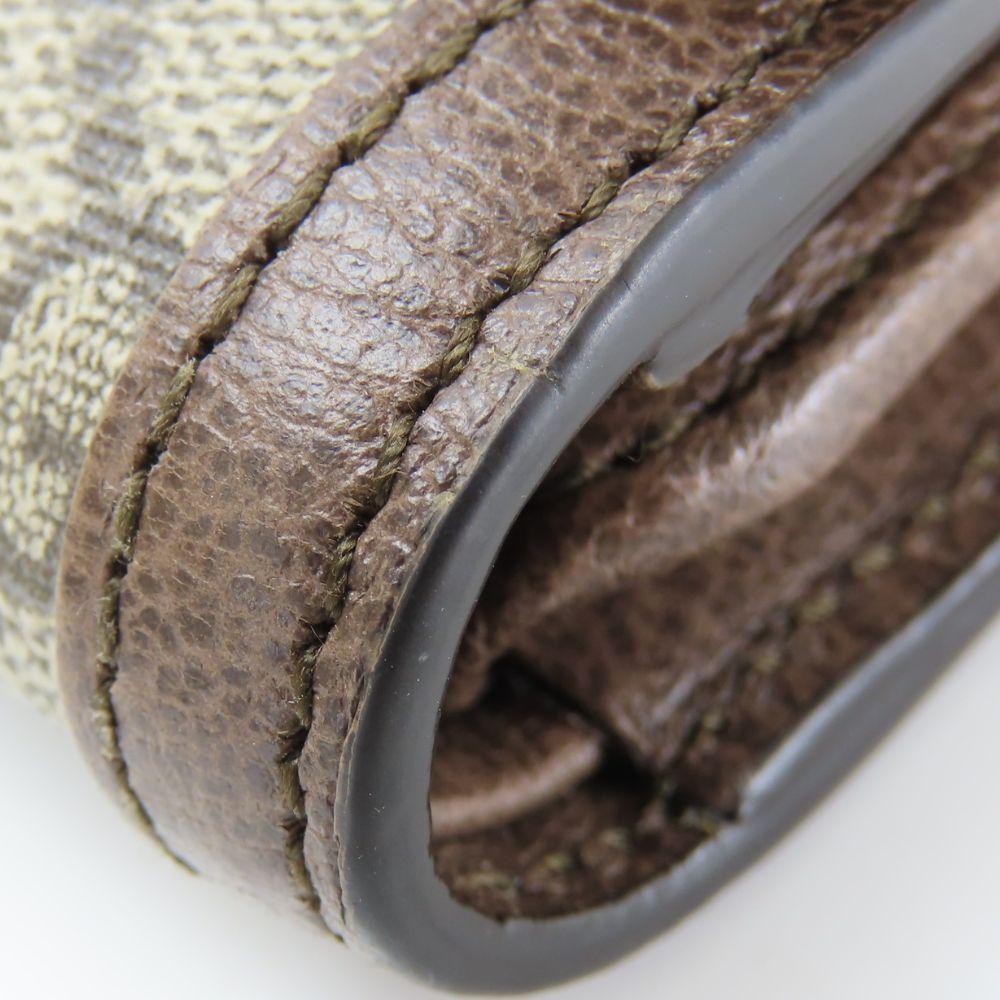 Used GUCCI Tri-fold wallet 523174 Sherry line Ofidia leather Brown Accessory