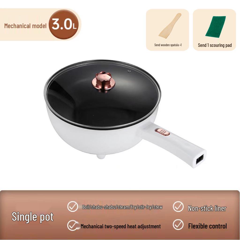 

Large Capacity Multi-functional Non-stick Electric Wok Cooker: Perfect for Stir-frying, Steaming, and Frying Non-stick Electric Wok