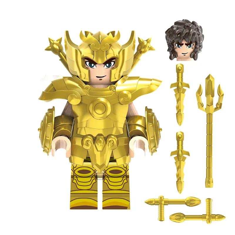 Golden 12 Zodiac Signs Building Blocks