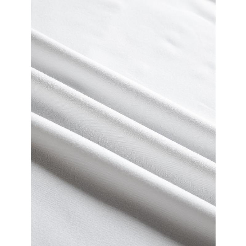 European size Summer Women'S Casual Round Neck T-Shirt with High Heel And Eiffel Tower Print