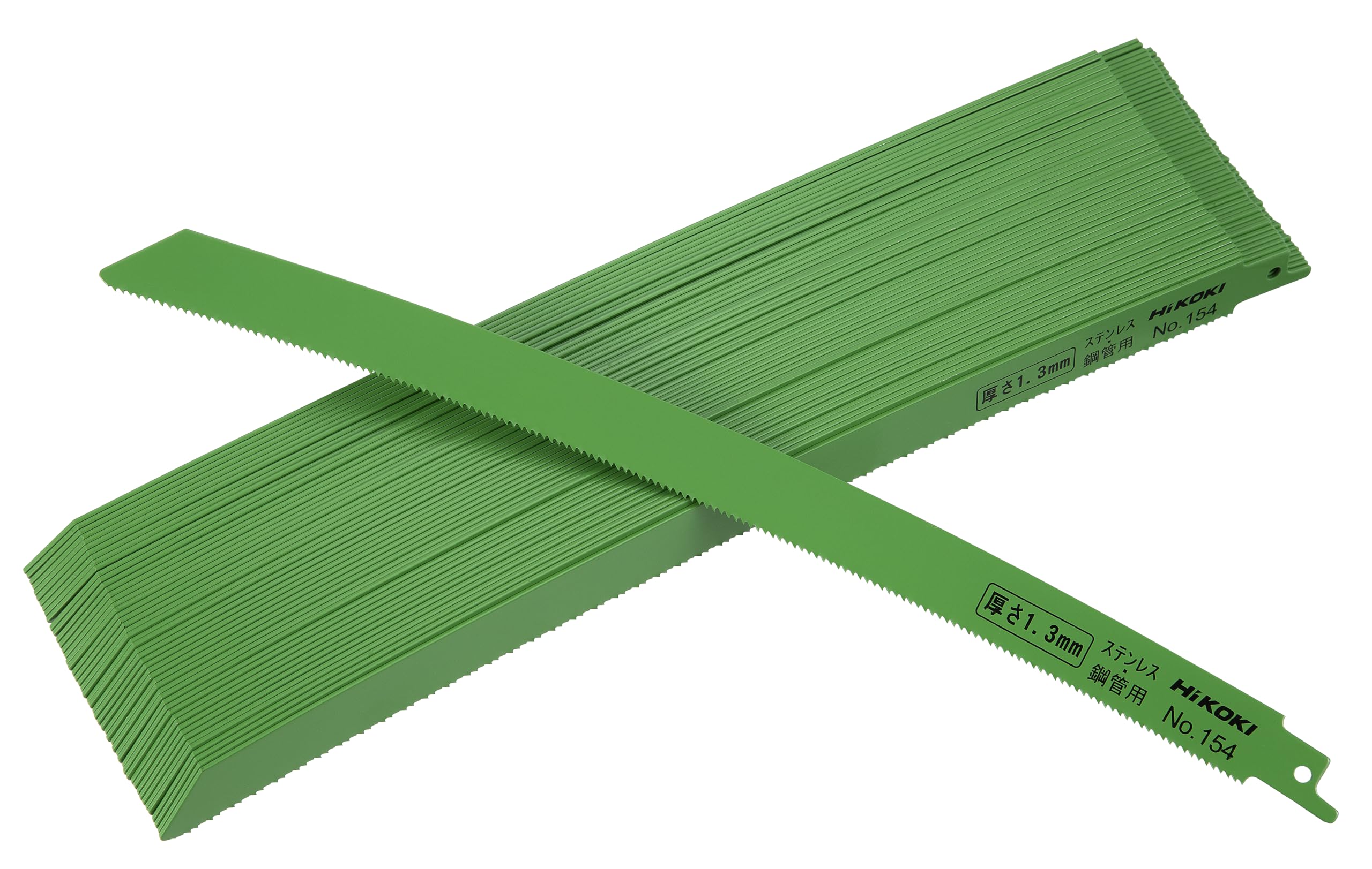 

HiKOKI Curved Reciprocating Saw Blade 154 Length (Hikoki) No. (Total 300mm) (50 pieces) 0000-4412 зелений