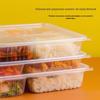 ZISIZ Disposable Plastic Lunch Box