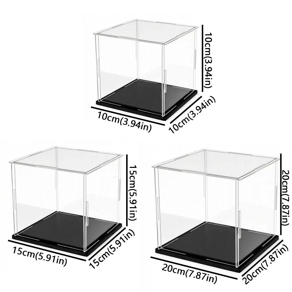 Assemble Dust-proof Display Box High Clarity Action Figures Box  Home Office Display