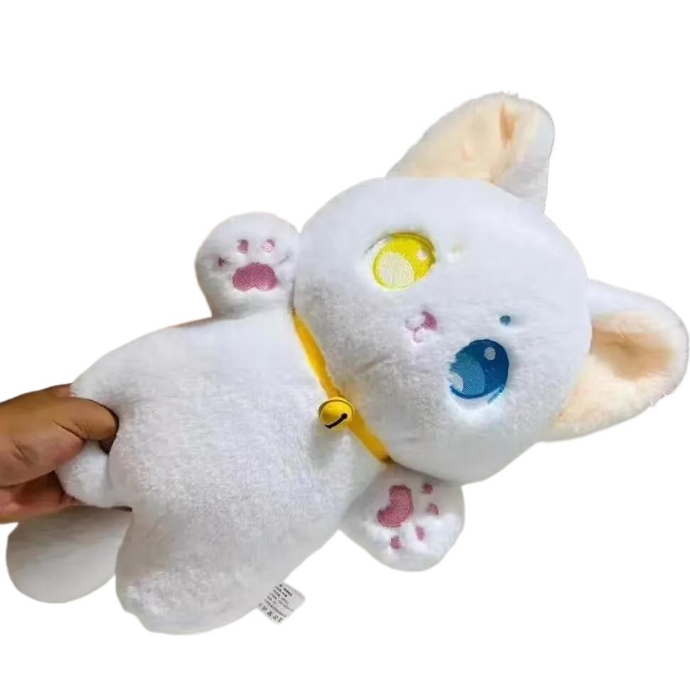 

25 см черно-белая плюшевая игрушка кошка Grab мягкая игрушка Patung куклы детские игрушки подарки подарочные игрушки для детей девочка 25cm белый