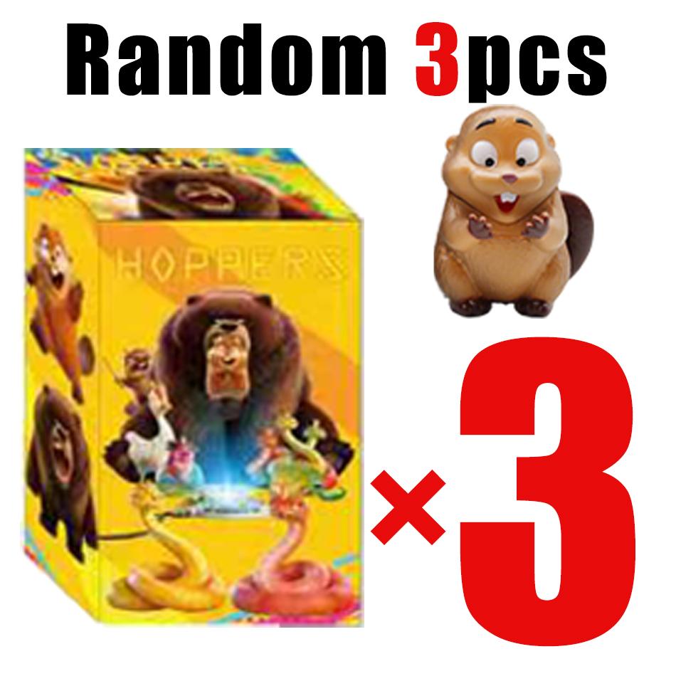 In stock  Beaver Transformation Plan Series  Figure Hoppers Action Figure Movie Model Toys Kids Gift Backpack decoration