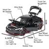 1:32 Honda Accord Models Civic Type-r Alloy Diecast Car Toys Sound Ligth Pull Back Doors Opened Vehices Children's Birthday Gift