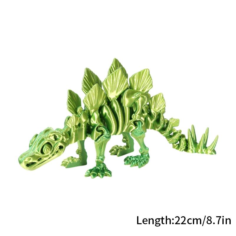 3D Printed Chinese Dragon Rotatable Dragons Kid Gifts Realistic Dragon Statue Landscaping Decoration Printed Figures Animals