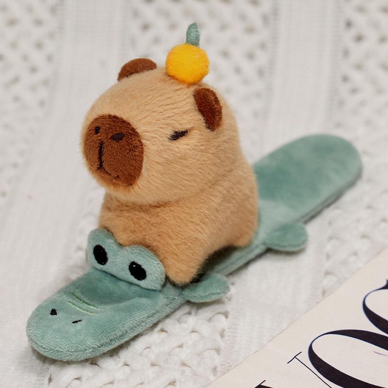 Niedliches niedliches Capybara Pop Circle Plüschtier Puppe kleines Capybara Armband Kinderspielzeug beruhigende Puppe