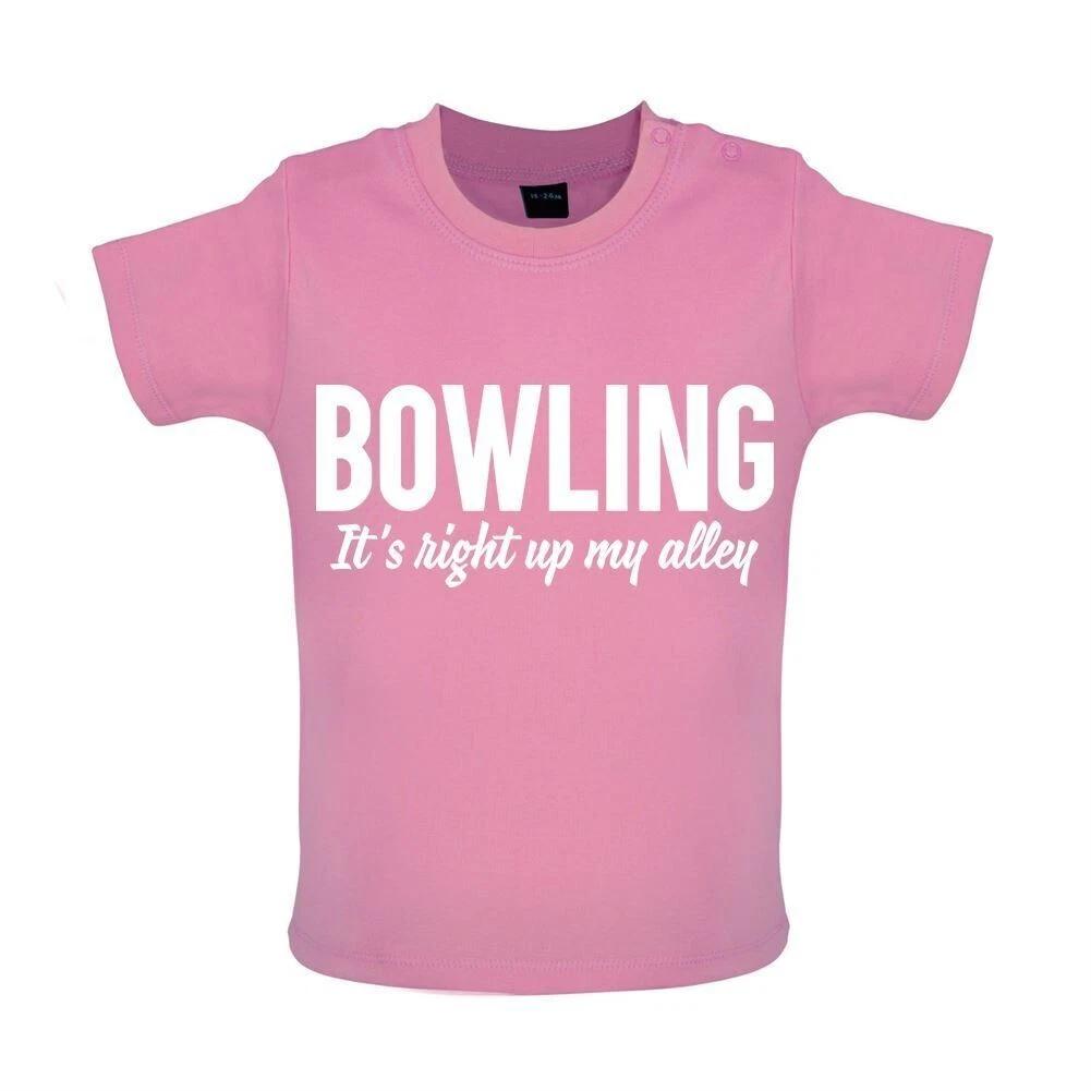 

Bowling It s Right Up My Alley - Kids Baby Kids Boys Girls Unisex T-Shirt / Bodysuit - Ten Pin 10 150