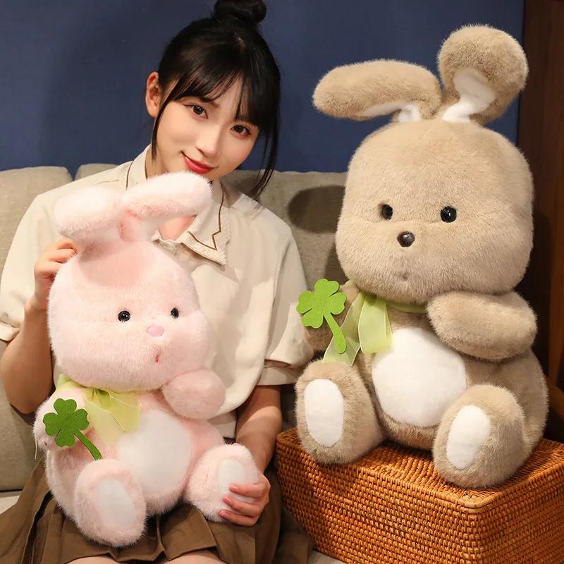 Cute Stuffed Rabbit Plush Toy Soft Kawaii Bunny Plush Animals Doll for Baby Kids Girls Birthday Gift Party Christmas Decoration