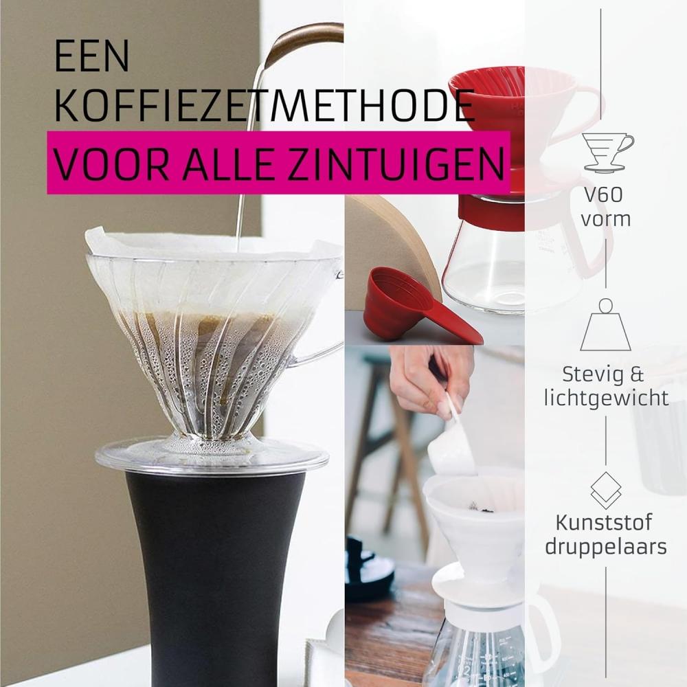 Hario V60 Transparenter Dripper 01 Klar Für 1 2 Tassen Kaffee Handaufguss Hergestellt in Jap