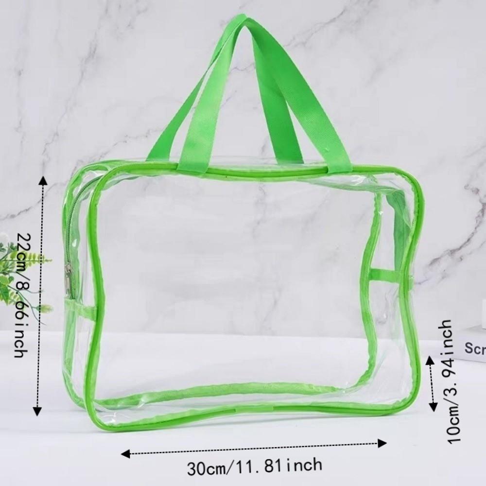 Transparent Makeup Bag Large Capacity Cosmetic Bag Clear Handbag  Suitable For Men Women