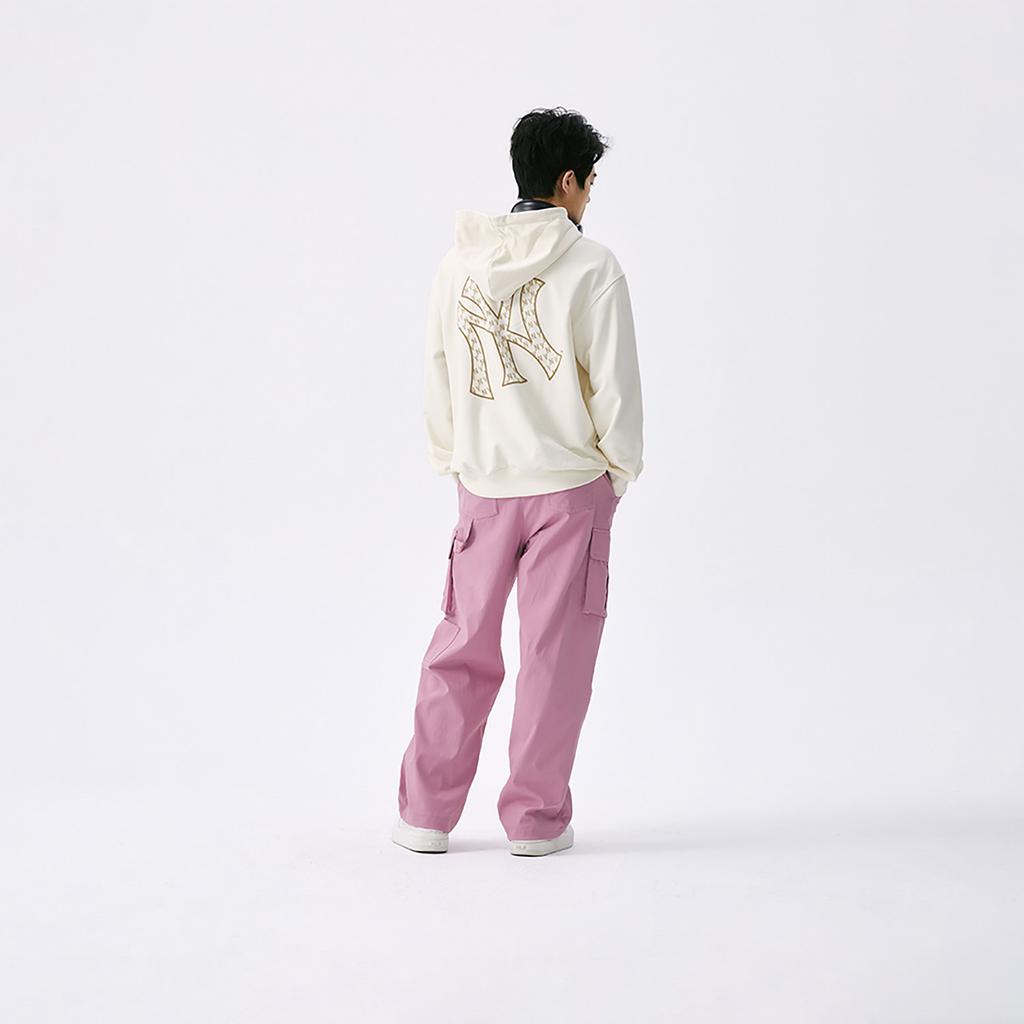 New MLB Preppy Style Collection Basic Boston Red Sox SS25 Casual Pants Unisex Pink All Over Print 3AWPV0251-43PKP