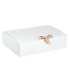 10pcs Square Kraft Paper Box Cardboard Packaging Valentine's Day Wedding Easter Party Gift Box With Ribbons Candy Storage