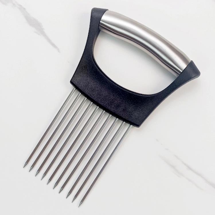 Stainless Steel Onion Slicer & Meat Tenderizer Tool