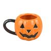 Cute Pumpkin Cup Ins Ghost Festival Zombie Cup Orange Mug Coffee Cup Personalized Ceramic Set