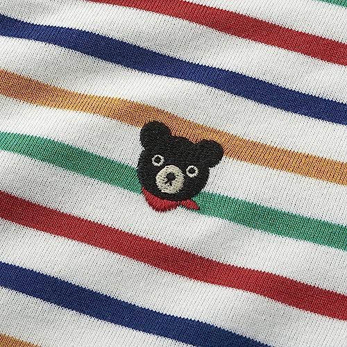 Miki House 60-5238-491 Double Bee T-Shirt, Boys, Girls, Baby, Kids, Children's Clothing, Multicolor, 140