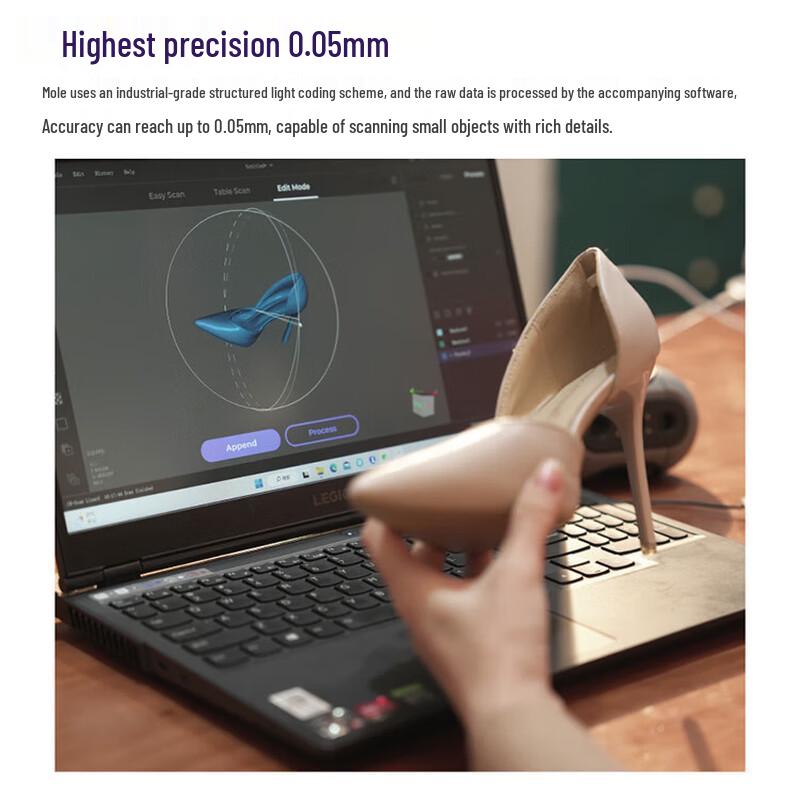Jimu Yida Mole High-Precision Handheld 3D Scanner