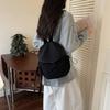 Schoolbag1011 Spring New Canvas Backpack Women's Casual Korean Version Ins Large Capacity Travel Bag College Sports Schoolbag Men