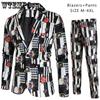 Herbst und Winter Herren Freizeitanzug Anzug Herren 3D bedruckter Anzug 2-teiliges Set