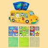 Tissue Box Toddler  Toy Babies Sensory Toy with Crinkle Paper & Rainbow Dance Scarves Infants Learning Toy