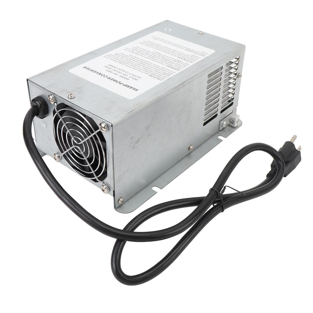 RV Power Converter WF 9855 55 Amp Three Stage Power Charger Replacement for Trailers Camping Vehicles
