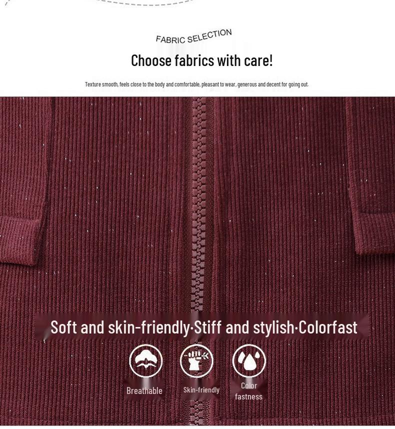 Trening elegant de primăvară: Set din două piese 2025 pentru femei de vârstă mijlocie - Jachetă casual și pantaloni pentru primăvară și toamnă