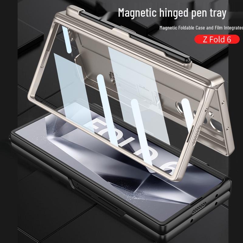 Magnetic Hinge Phone Case for Samsung Z Fold6 and Fold7 - Stylish New Design