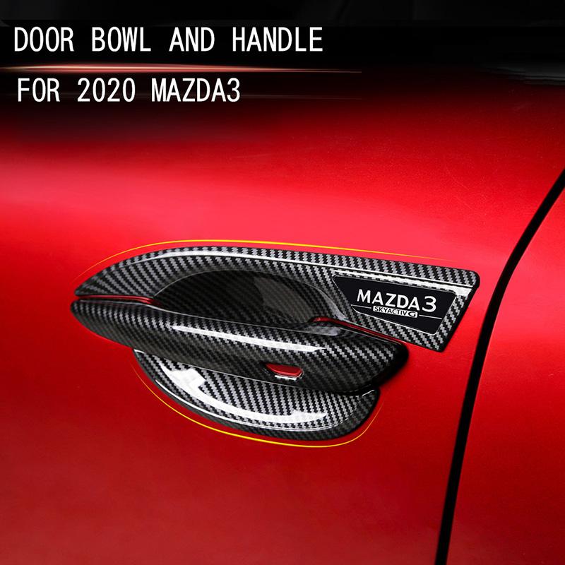 

Наружная дверная ручка автомобиля, крышка, защитная рамка, наклейка для Mazda