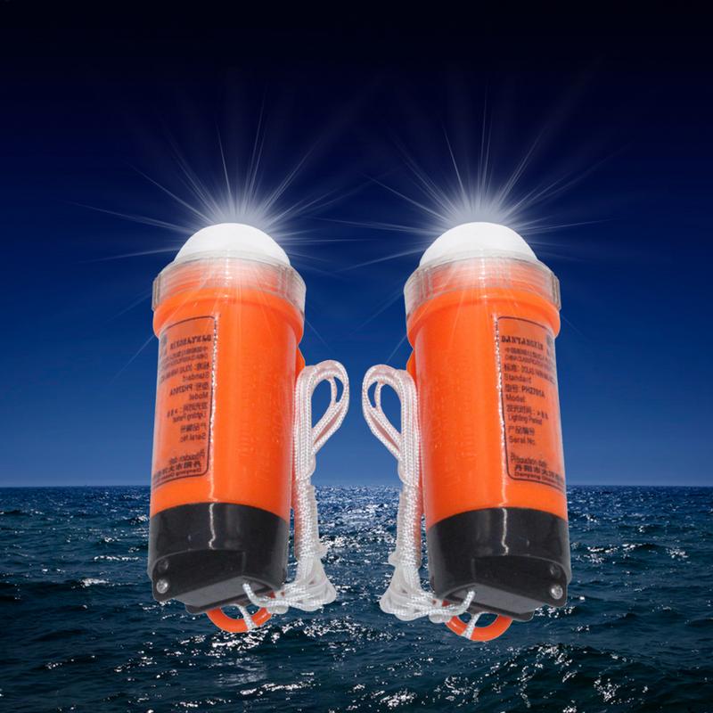 2pcs Emergency Light Marine Position Indicator Waterproof LED Light Emergency Drifting Indicator light for Camping Water rescue