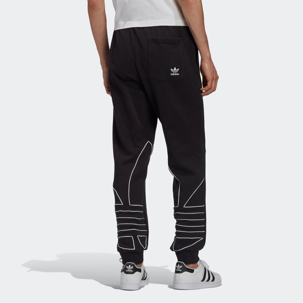 Adidas Originals Trefoil B Trf Out Sweatpants With Cuffed Ankles Men Bottoms Black GF0223