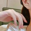 (14K) (Silver 92.5) Shado Natural Freshwater Pearl Earrings