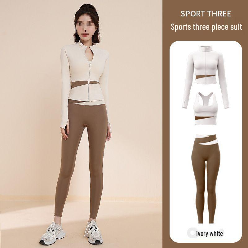 G5U Women's Sun Protection Yoga & Running Tracksuit Fitness Set