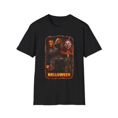 Rob Zombie's Halloween Horror Movie Collage T-Shirt |