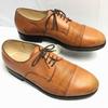 80s90s Vintage VASS Cap Toe Straight Tip Shoes Brown Size 42 26.5 Men’s
