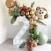 76PCS Jungle Animal Monkey Themed Balloon Arch Set Boy Girl Birthday Party Decorations Supplies Baby Shower Kid Toy Gift 2026