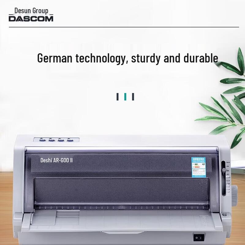 Dascom AR-600II 24-Pin Flatbed Dot Matrix Printer CN Plug (adapter Included)