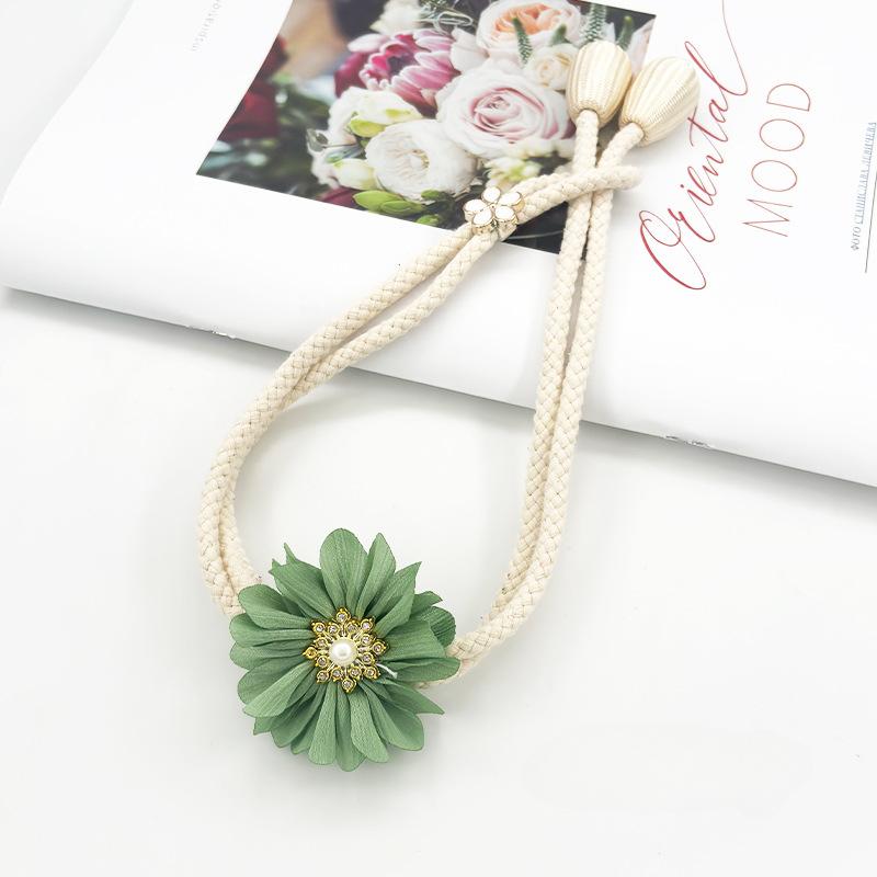 Creative Flower Curtain Binding Tape Adjustable Gauze Curtain Binding Tape, Binding Rope Curtain Decoration