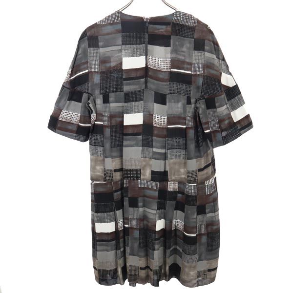 Marni Made In Italy Overall Handle Short Sleeve One Piece 38 Gray Women Used