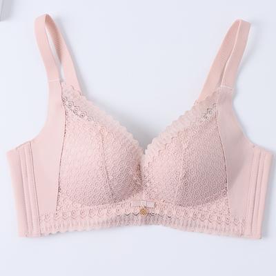 Bayanlar Rahat Yumuşak Pamuklu Sutyen Kablosuz Sütyen Ayarı Dantel Iç Çamaşırı Genç Kız Toplanan Küçük Fincan Push Up Bralette Üst