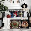 Sound Grateful Dead-Band Pillow Case Silky Short Plush With Invisible Zipper Dustproof Sofa Cushion Cover For Home Decor