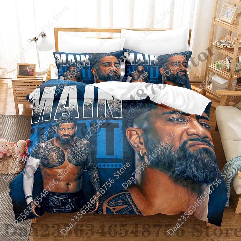 Comforter Lightning Jey Uso Bedding Set Single Twin Full Queen King Size Bed Set Adult Bedroom s Wwe 2K25 Bed