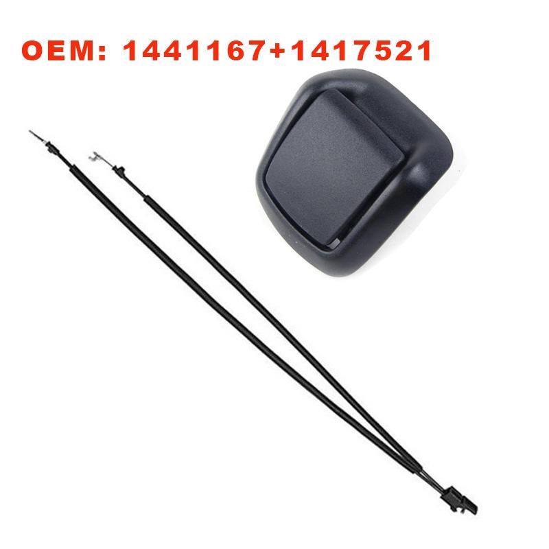 Für Ford Fiesta MK6 3 Türer 2001–2008, RH/LH, vorne links/rechts, Sitzneigungsgriff + Kabel 1441166/1417520/1441167/1417521