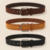 Retro Suede Belt PU Leather Waistband Fashion Frosted Waist Belt  For Women
