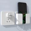 4Pcs Punch Free Remote Control Storage Rack Plastic Charging Phone Stand Mobile Phone Holder  Office