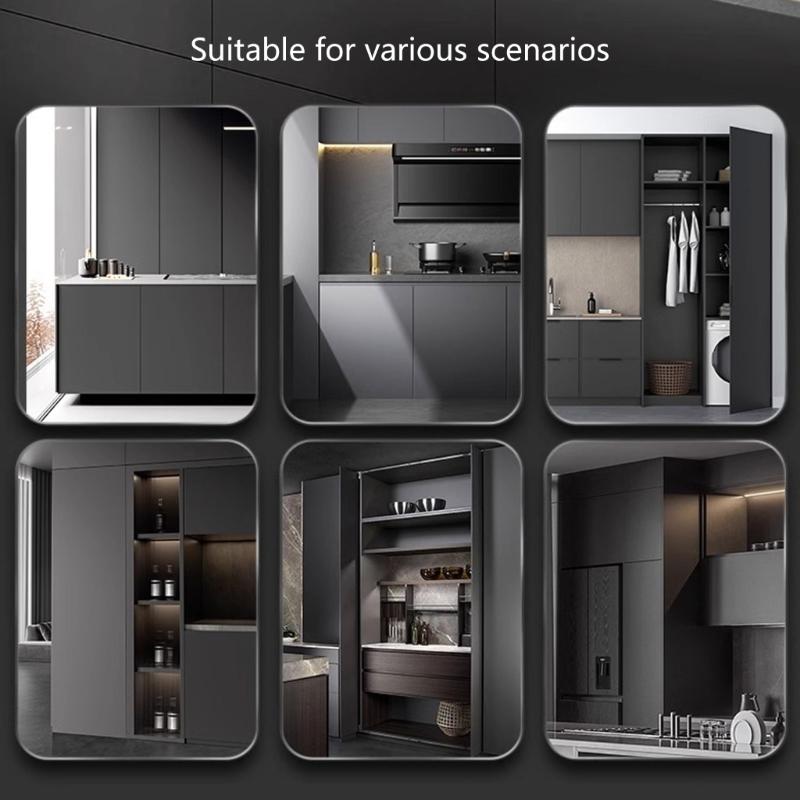 Cabinet Push Open Latches Touch Latches Push to Open Catches Lock Rebound Locking Device for Cabinet Drawer Enduring