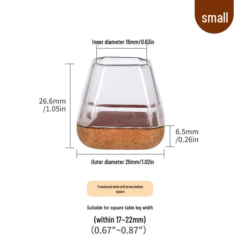 Silicone Chair and Table Leg Covers - Silent, Non-Slip Protection for Furniture