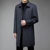 Firstview Men's Urban Casual Double-Faced Wool Coat