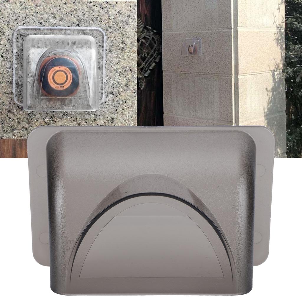 Copertura antipioggia impermeabile con protezione UV per controller di accesso alla porta, videocitofono, grigio