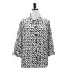 Shiz Madam Single Pocket Check Pattern Blouse T57521